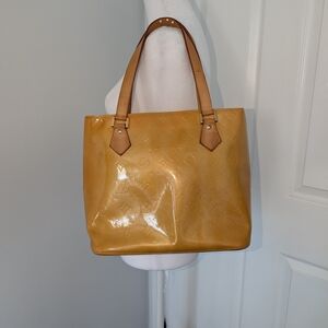 Louis Vuitton Houston Embossed Monogram Vernis Leather Tote Bag